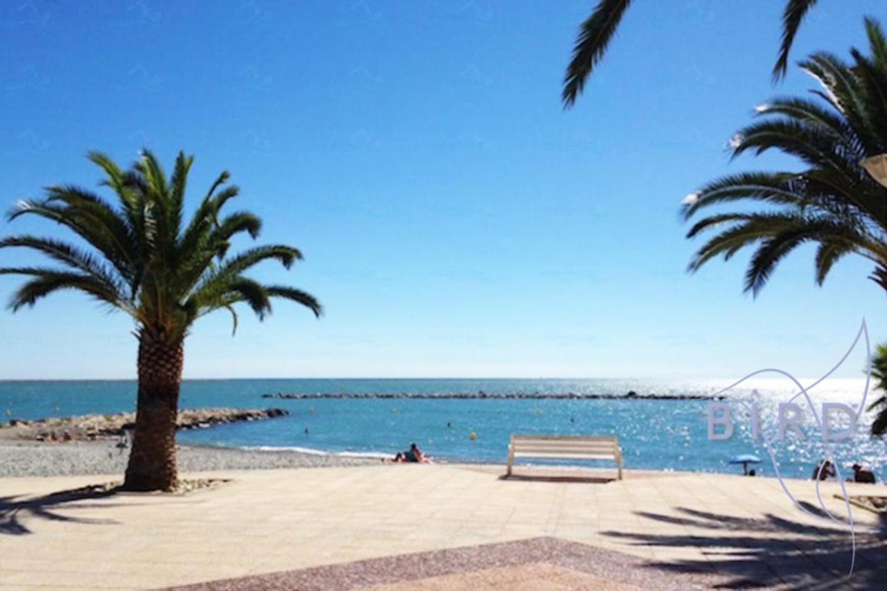 Bright Flat Near To The Beach & Harbor Saint-Laurent-du-Var Exterior foto